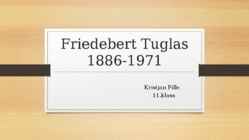 Friedebert Tuglas