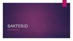 BAKTERID