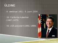 USA president- Ronald Wilson Reagan #2