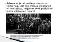 Eesti rahvaarv ja selle muutumine #2