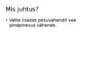 Vee pindpinevus #5