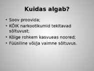 Narkomaania ja selle ravi #6