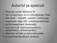 Tennesse Williams-Klaasist loomaaeg ja teisi näidendeid #2