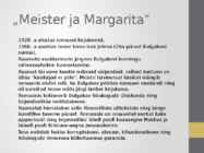 Mihhail Afanasjevitš Bulgakov- Meister ja Margarita #7