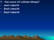Suur ja väike algustäht #8