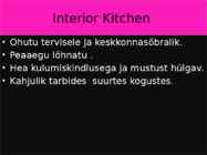 Interior Kitchen-Pestav seinavärv- #4