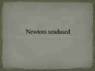 Newtoni seadused