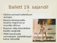 Ballett 19-sajand #3