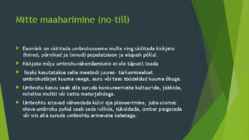 Mahemajandus- mahepõllu umbrohu tõrje #5