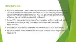 Põllumajandusmaa kasutamise muutused ja seda mõjutanud tegevused #2