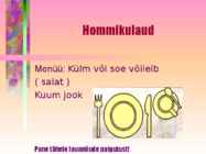 Kodundus-Lauakatmine ja lauakombed #3