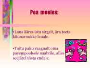 Kodundus-Lauakatmine ja lauakombed #7