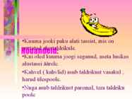 Kodundus-Lauakatmine ja lauakombed #10