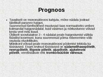 Mononukleoos #7