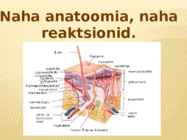 Naha anatoomia-naha reaktsionid