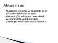 Jõusaali treeningkavade koostamise veebilahendus #4