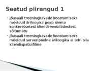 Jõusaali treeningkavade koostamise veebilahendus #5