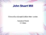 Esitlus J S-Mill