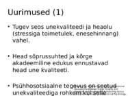 Uni ja tervis #6