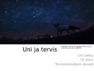 Uni ja tervis