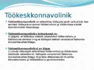 TÖÖTERVISHOIU JA TÖÖOHUTUSE KORRALDUS ETTEVÕTTES #4