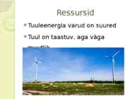 Alternatiivsed energiaallikad- tuule- ja hüdroenergia #8
