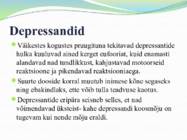 Uimastava toimega ained- nende üldine iseloomustus ja liigitus #4