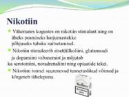 Uimastava toimega ained- nende üldine iseloomustus ja liigitus #10