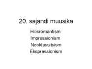20-sajandi muusika