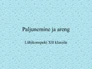 Paljunemine ja areng