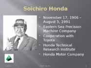 Honda lühiajalugu inglise keeles #2