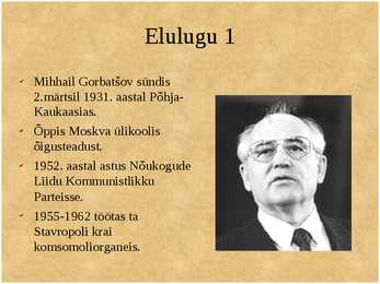 Mihhail Sergejevitš Gorbatšov #2