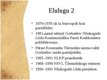 Mihhail Sergejevitš Gorbatšov #3