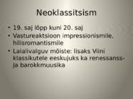 Neoklassitsism muusikas #2
