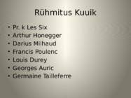 Neoklassitsism muusikas #3