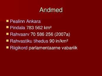Türgi powerpoint