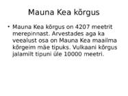 Mauna Kea vulkaan #3