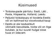 Põllumajandus ja toiduainetetööstus #2
