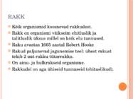 TAIME- JA LOOMARAKU EHITUS JA TALITLUS #2