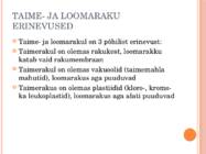 TAIME- JA LOOMARAKU EHITUS JA TALITLUS #3