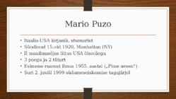 Mario Puzo Ristiisa #2