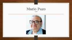 Mario Puzo Ristiisa #8