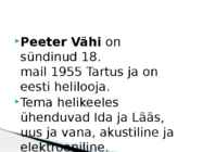 Peeter Vähi #2