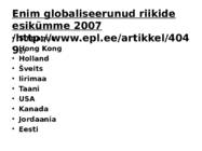 Muutused majanduse struktuuris ja hõives #18