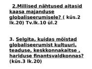 Muutused majanduse struktuuris ja hõives #8