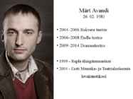Märt Avandi powerpoint #2