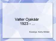 Valter Ojakäär