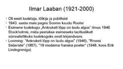 1940ndate kirjanduse lühikokkuvõte #19
