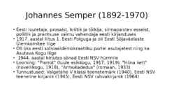 1940ndate kirjanduse lühikokkuvõte #9