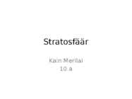Stratosfäär